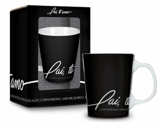 Caneca Porcelana Premium - Pai Black