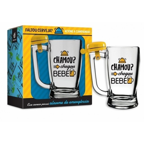 Caneca Taberna C/ Campainha - Chamou Chegou Bebeu