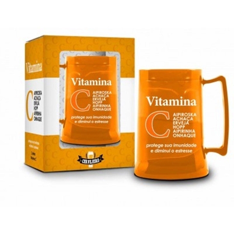 Caneca Gel 300ml - Vitamina C Cervejeiro