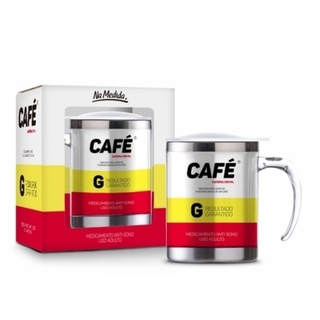 Caneca Plástica Inox - Remédio Café