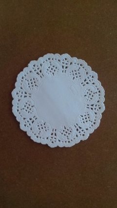 100 Doilie 8,9 Cm Toalha Rendada de papel - comprar online