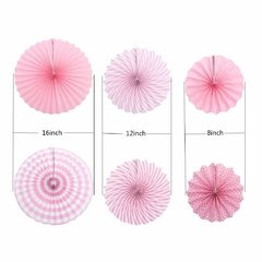 Kit com 6 fioratas de papel Rosa - comprar online