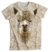 Remera de Alpaca o llama blanca mod 4 colección Furious