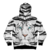 Buzo Hoodie Tigre Bengala Albino blanco