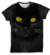 Remera Gato Negro ojos amarillos colección Furious