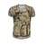 Remera chaleco táctico soldado camuflado marrón (diseño 3d) mod 2