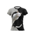 Remera corte Dama Gato negro y gato blanco yin y yang