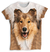 Remera de Perro Collie de pelo largo colección Furious