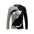 Remera Manga Larga Gato negro y gato blanco símbolo del yin y del yang - buy online