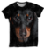 Remera de Perro Dachshund o perro salchicha negro colección Furious