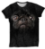Remera de Perro Pug Negro colección Furious