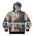 Buzo Hoodie Playa, rocas y mar