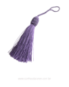 TASSEL POLIESTER LILÁS 14CM UNIDADE