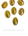 ENTREMEIO PASSANTE NOSSA SENHORA METAL DOURADO 1,6X1,2CM UNIDADE