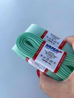 FITA GORGURÃO LISO YAMA COR 513 PASTEL GREEN COM 10 METROS - comprar online