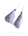 TASSEL POLIESTER 9,5 CM BRANCO COM 2 UNIDADES