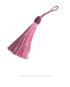 TASSEL POLIESTER ROSA BÊBÊ 14CM UNIDADE