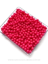 BOLAS LEITOSAS DE 8MM ROSA CHICLETE COM 30 GRAMAS