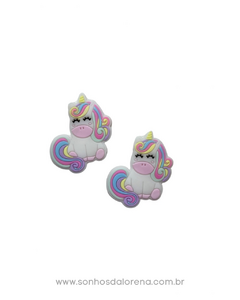 APLIQUE EMBORRACHADO UNICORNIO CANDY 01 (2 UNIDADES)