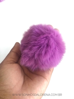 POMPOM DE PELUCIA 7CM ORQUIDEA GRANDÃO UNIDADE - comprar online