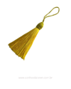 TASSEL POLIESTER AMARELO 14CM UNIDADE