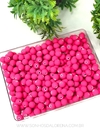 BOLAS EMBORRACHADAS ROSA NEON 8MM COM 30 GRAMAS