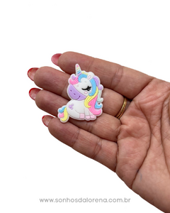 APLIQUE EMBORRACHADO UNICORNIO CANDY 02 (2 UNIDADES) - comprar online