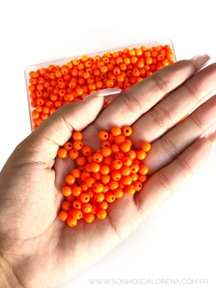 BOLAS LEITOSAS 6MM LARANJA NEON 30 GRAMAS - comprar online