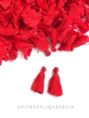 TASSEL VERMELHO DE 3CM KIT COM 05 UNIDADES