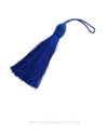 TASSEL POLIESTER AZUL ROYAL 14CM UNIDADE