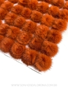 POMPONS ACHATADINHOS DE PELUCIA 4,5CM TELHA 2 UNIDADES