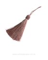 TASSEL POLIESTER ROSÊ 14CM UNIDADE