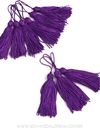 TASSEL POLIESTER 9,5 CM ROXO 2 UNIDADES