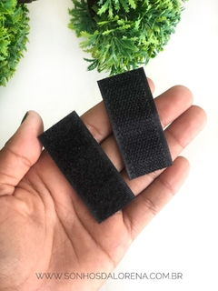 VELCRO 2,6CM X 6CM PRETO - comprar online