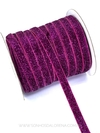 FITA DE LUREX 10MM ROXO COM 3 METROS