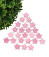 APLIQUE ESTRELA ROSA BEBÊ DE JUJUBA PEQUENA KIT COM 02 UNIDADES