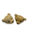 URSO BEGE CABEÇA 4CM 2 UNIDADES