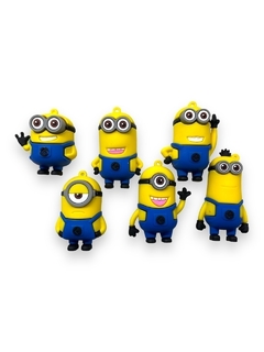 MINIONS 3D EMBORRACHADO PARA CHAVEIRO 5CM (1 UNIDADE)