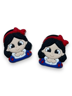 APLIQUE EMBORRACHADO PRINCESA BRANCA DE NEVE 3CM (2 UNIDADES)