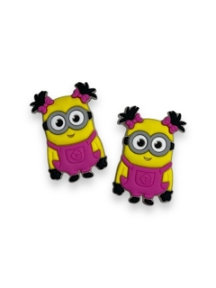 APLIQUE EMBORRACHADO MENINA MINIONS PINK (MEU MALVADO FAVORITO) 3CM (2 UNIDADES) - loja online