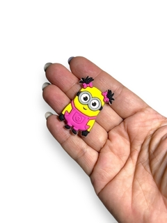 APLIQUE EMBORRACHADO MENINA MINIONS PINK (MEU MALVADO FAVORITO) 3CM (2 UNIDADES) - comprar online