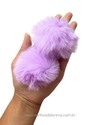 POMPOM DE PELUCIA 5 CM LILAS (COM 2 UND)