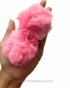 POMPOM DE PELUCIA 5 CM ROSA MÉDIO (COM 2 UND)