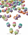 APLIQUES DE RESINA PICOLE TONS CANDY 2CM (5 UNIDADES)