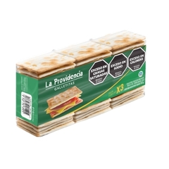 Galletitas Saladas La Providencia Tripack x303g