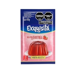 Gelatina Frutilla Exquisita X 40 Gr