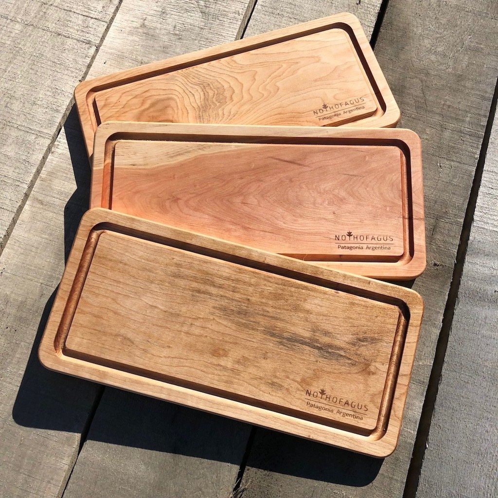 Tabla de cocina elaborada en madera.