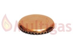 TAPA BRONCE MECHERO COCINA LONGVIE. CHICA PULIDA 1000