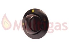 PERILLA COCINA DOMEC L/TF. LUZ MARRON VASTAGO 6MM