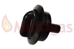 PERILLA COCINA GAFA ALTEZZA NEGRA. PERNO LARGO VASTAGO 8MM - comprar online